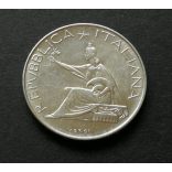 Italy 500 Lire 1961 11 g silver