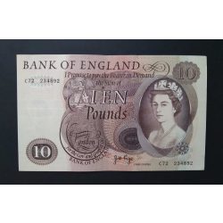 England 10 Pounds 1970 XF