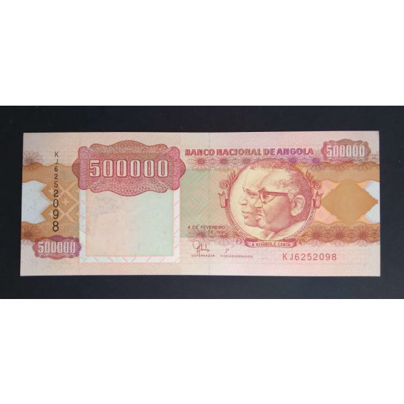 Angola 500000 Kwanzas 1991 Unc