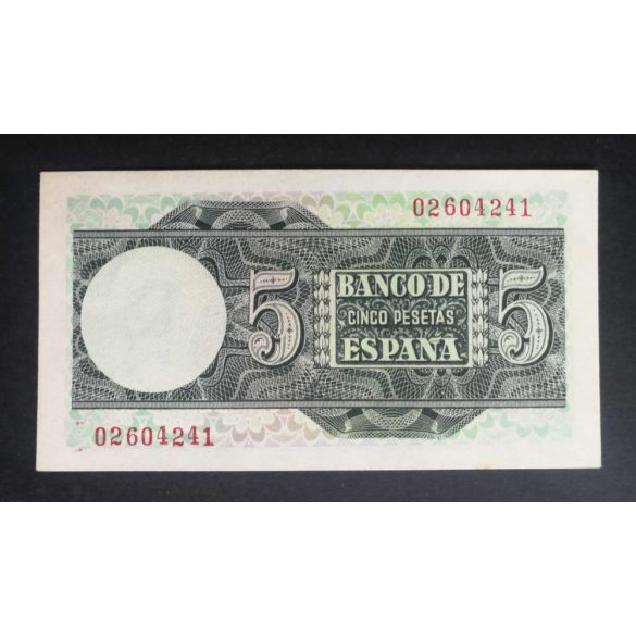 Spain 5 Pesetas 1948 aUNC
