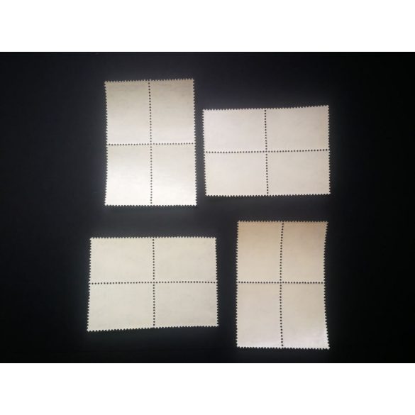 1942 Flying base III** block of 4