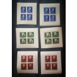 1942 Red Cross II ** small sheet row