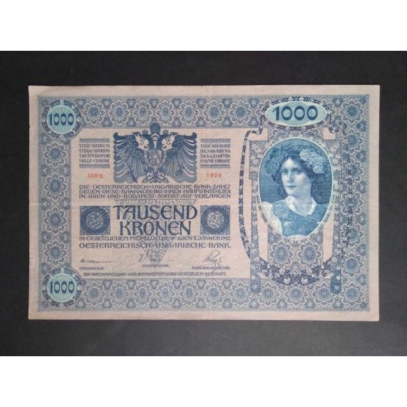 Ausztria-Magyarország 1000 Korona 1902 VF