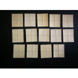 1945 Auxiliary stamps IV. 2nd edition** Block of 4