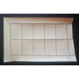 1949 A. Sz. Pushkin **, left side imperforate, arch edge folded