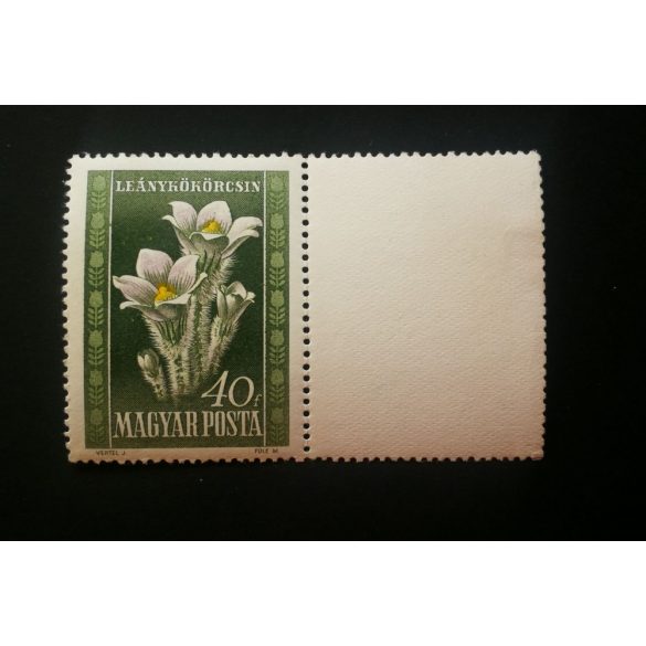 1950 Flower** with right blank field