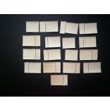 Magyarország 1951/53 Épületek ** 21,8x18 mm 