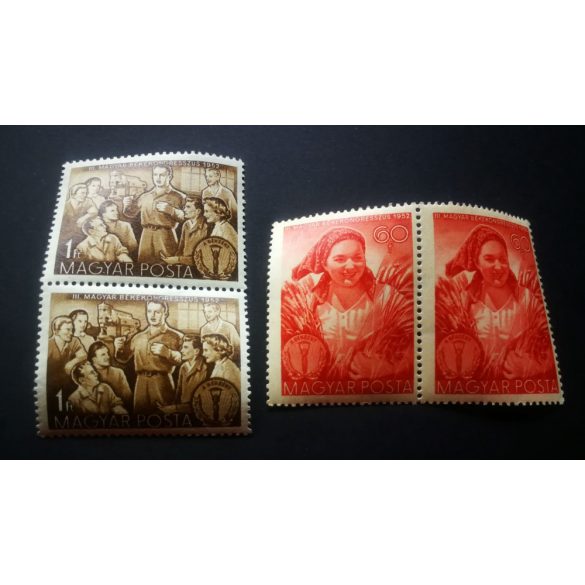 1952 Stamp Congress**, pair