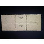 1957 Stamp day in pairs, continuous strip**