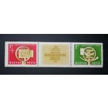 1958 Bélyegnap, összefüggő csík**