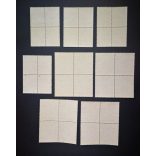 1960 Halas lace, block of 4 **