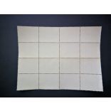 1961 Stamp day, Bp panorama, continuous strip, block of 4**