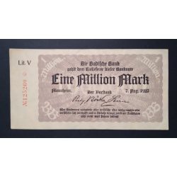 Germany 1 Million Mark Mannheim 1923 XF+