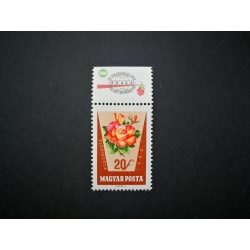 1962 Rózsák, 20fillér, szelvénnyel**