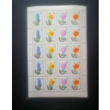 1963 Stamp Day 36. Flower IV. - full arch**