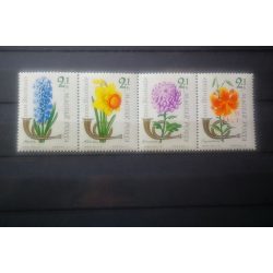 1963 Stamp Day 36. Flower IV. Continuous strip**