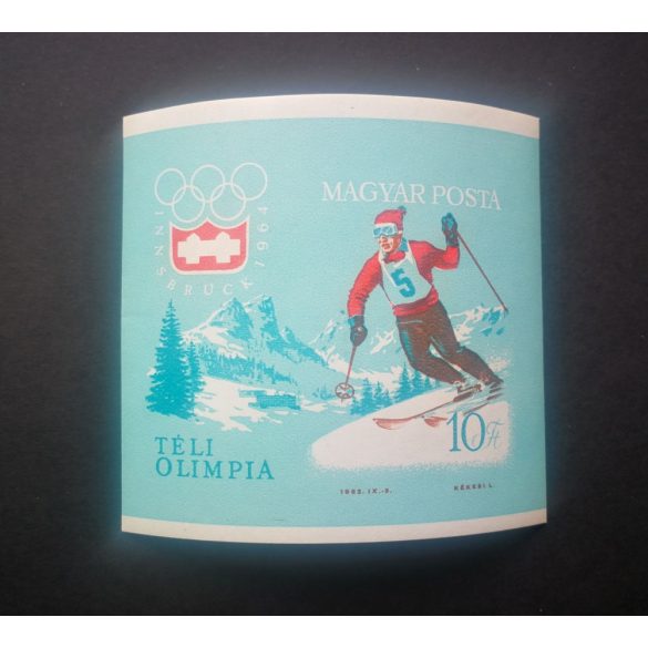 1964 Winter Olympics II. Innsbruck - cut, block**