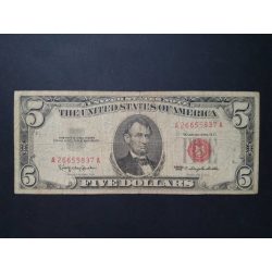 USA 5 Dollars 1963 F