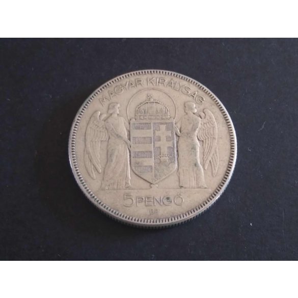 Hungary Miklós Horthy 5 Pengő 1930 silver