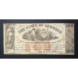 USA 100 Dollars Georgia 1864 F