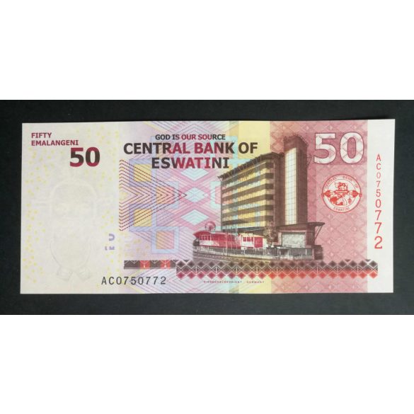 Swaziland 50 Emalangeni 2018 UNC
