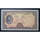 Ireland 5 Pounds 1975 F