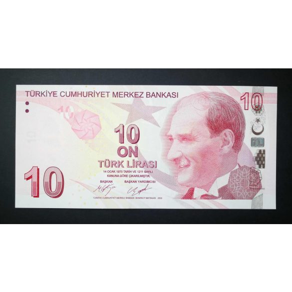 Törökország 10 Lira 2017 Unc
