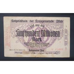 Németország 500 Millió Mark Speyer 1923 F 