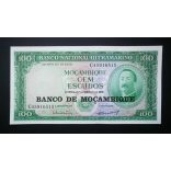 Mozambique 100 Escudos 1961 Unc