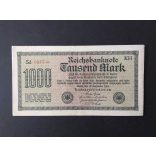 Germany 1000 Mark 1922 XF