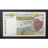 Nyugat-afrikai Államok Benin 500 Francs 2002 UNC-