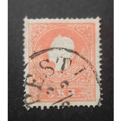Austria used in Hungary 1858 5 Kr. PESTH