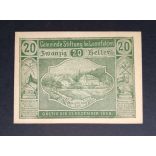 Austria 20 Heller 1920 Unc Leonfelden