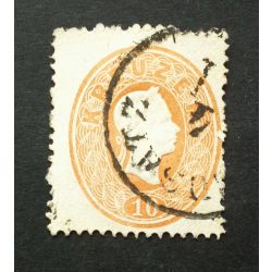  Magyarország 1861 Könyvnyomat 10 Kr. (N)EUSATZ Újvidék E2.2 Gudlin 60 