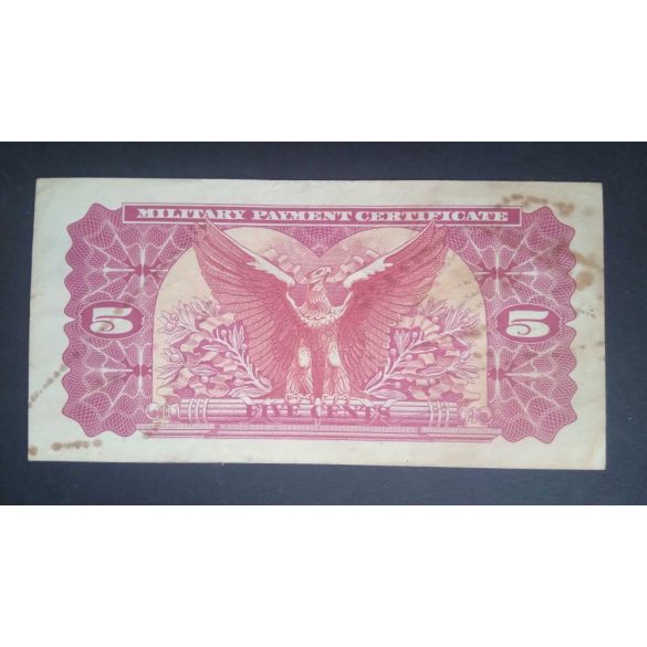 USA 5 Cents 1970 military payment certificate F