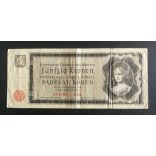 Bohemia and Moravia 50 Korun 1940 F