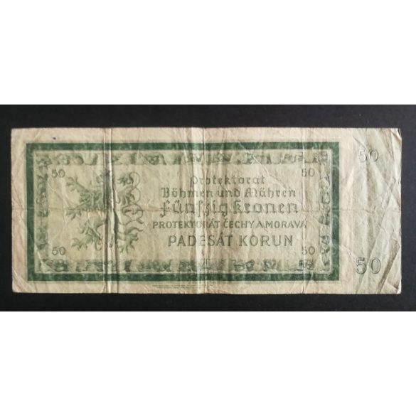 Bohemia and Moravia 50 Korun 1940 F