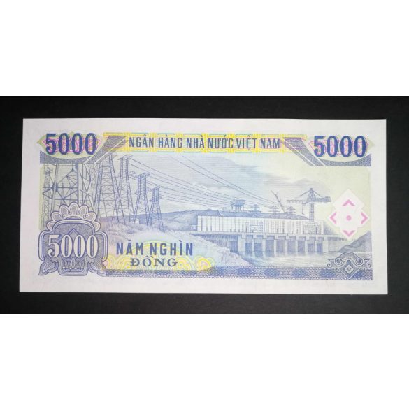 Vietnám 5000 Dong 1991 UNC 