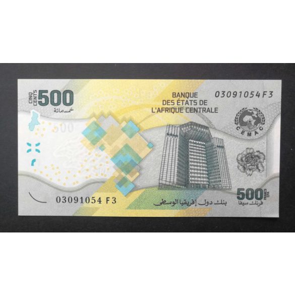 Közép-afrikai Államok 500 Francs 2022 Unc 