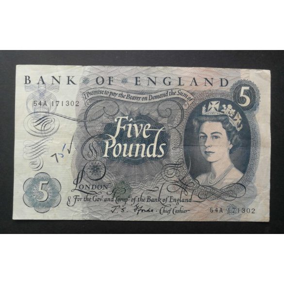 Anglia 5 Pounds 1966 F+