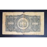 Bolivia 1000 Bolivianos 1928 VG