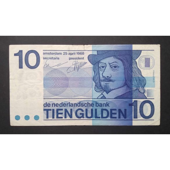 Hollandia 10 Gulden 1968 F