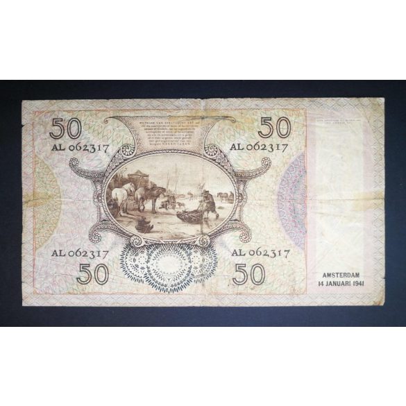 Hollandia 50 Gulden 1941 VG