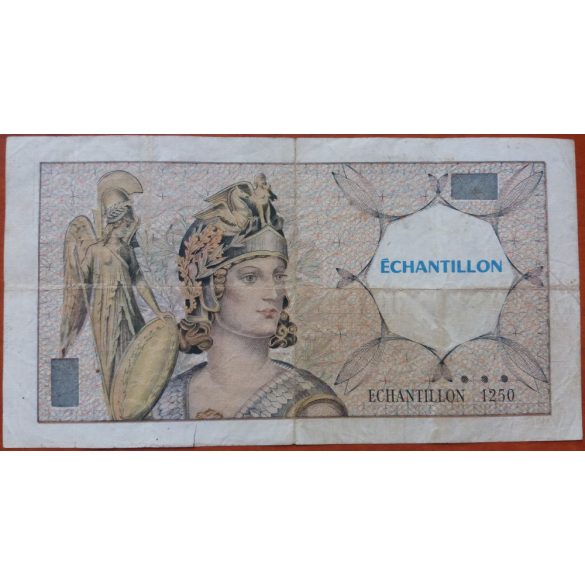 France Echantillon test banknote