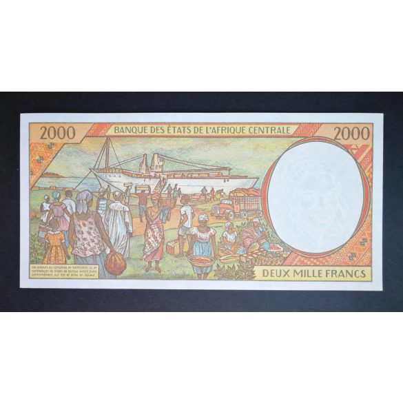 Central African States Congo 2000 Francs 2000 UNC