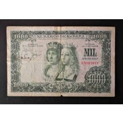 Spain 1000 Pesetas 1957 F