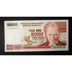 Turkey 100000 Lira 1997 UNC