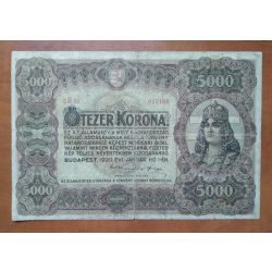 Hungary 5000 Korona 1920 VG+