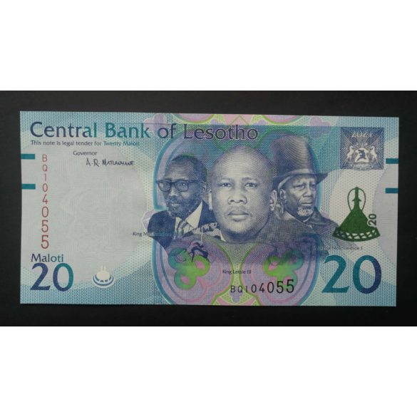 Lesotho 20 Maloti 2021 UNC-