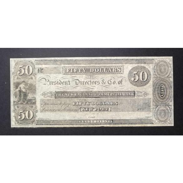 USA 50 Dollars Rhode Island New England Newport 1830/40s UNC-